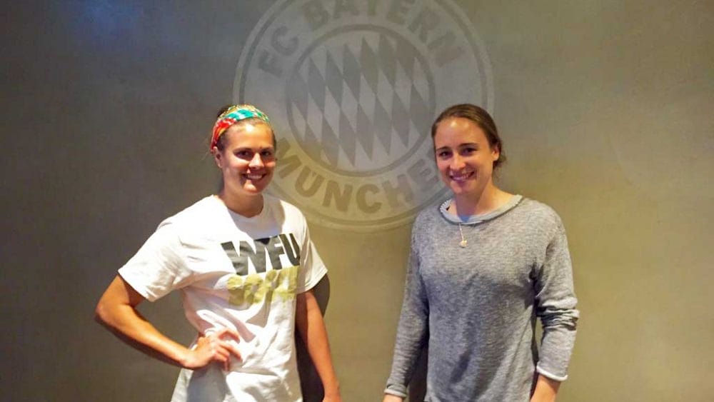 Katie Stengel and Gina Lewandowski, FC Bayern Munich Women, Women's Soccer Munich